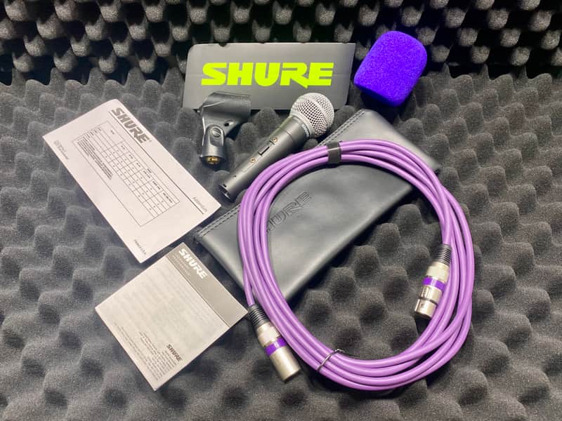 Shure SM58 Handheld Cardioid Dynamic Microphone w/XLR | Reverb