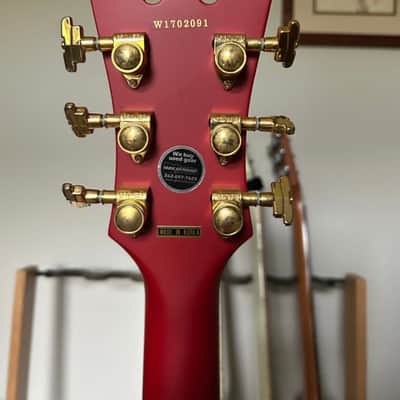 D'Angelico Deluxe SS Semi-Hollow Single Cutaway with Stop-Bar Tailpiece 2010s - Matte Cherry image 6