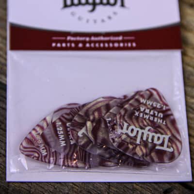 Taylor 1.0mm Premium Thermex Ultra Picks Ruby Swirl 6-Pack image 1