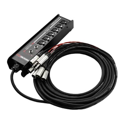 Gator CableWorks By Gator Cases Backline Series 6x2 Drop Snake - 20 Feet, (6) Channel | (2) Returns (GCWB-DS6X2-20) image 8