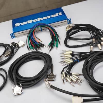Switchcraft StudioPatch 9625 TT Patchbay w/ Mogami DB25 Snakes & Extras! #58650 image 14