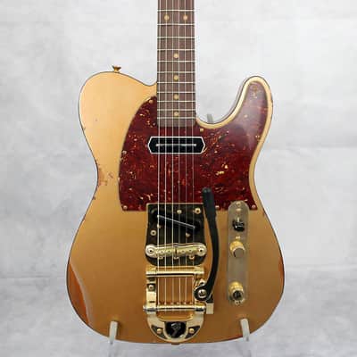 Fender Custom Shop Limited Edition Bow Tie Telecaster 2026 Aged Firemist Gold image 1