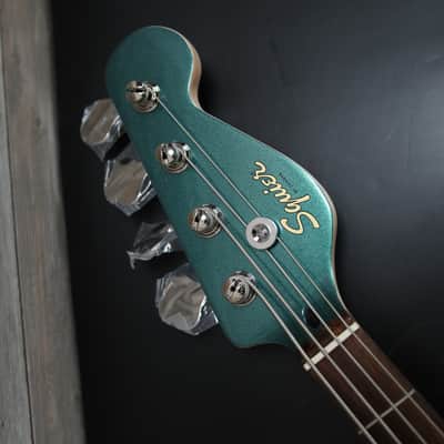 Squier by Fender Paranormal Rascal HH Bass - Sherwood Green (0414-SR) image 12