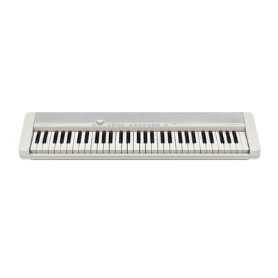 Casio Casiotone CT-S1 61 Key Portable Piano with Touch Response (White) Bundle with Adjustable Double X Keyboard Stand, Keyboard Piano Style Sustain Pedal and Piano Learning Book image 2