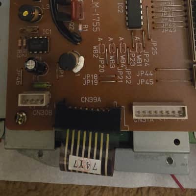 Korg Trinity display board Klm 1755