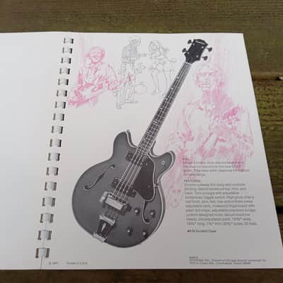 Vintage 1971 Epiphone Guitar and Bass Catalog and Price List! Rare, Original Case Candy, Paperwork! image 9