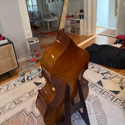 Johannes Kohr 2002 K-64 3/4 Upright Acoustic Bass (w/ Bow, Case, Wheel & many other accessories) image 7