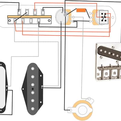 Prewired 4 Tone Guitar Control Plate Assembly, Loaded 3-way Blade Switch Push Pull Potentiometer Excellent CTS Pot Speed Knobs to Clarity Pickups, Chrome-09 image 8