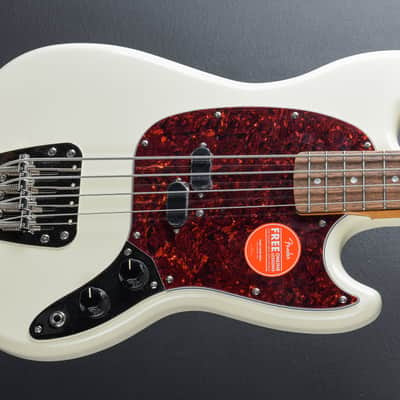 Squier Classic Vibe 60’s Mustang Bass - Olympic White image 1