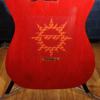 T-Style Partscaster - Red Crackle Body, Squier(?) Neck, Sanchez Alnico 5 Pickups image 15