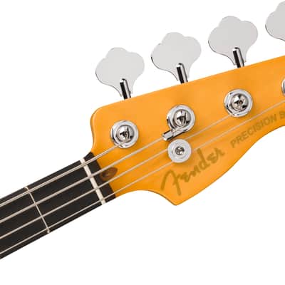 Fender American Ultra II Precision Bass, Ebony Fingerboard, Texas Tea image 5