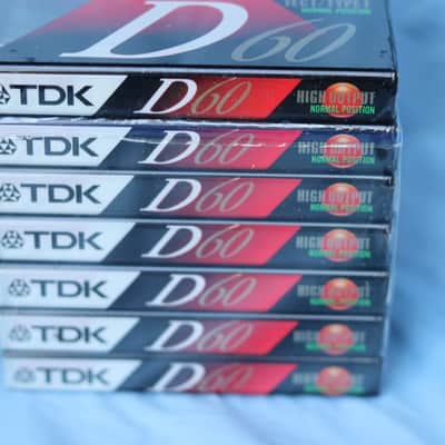TDK d60 high output type I cassette 7 pack image 7