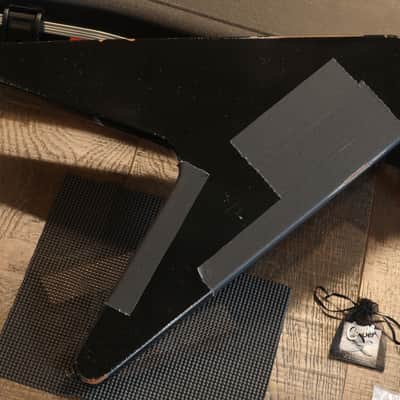 Unplayed! 2022 Gibson Custom Shop Artist Kirk Hammett 1979 Flying V Electric Guitar Murphy Aged Ebony + COA OHSC image 12