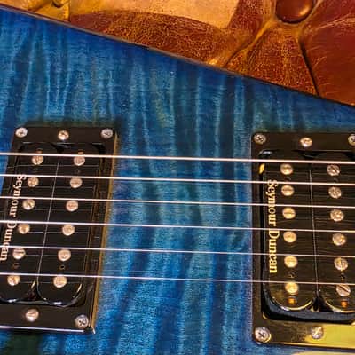 Jackson RR3 Pro Randy Rhoads MIJ Japan Aqua Burst AAA Flame Top Flying V image 7