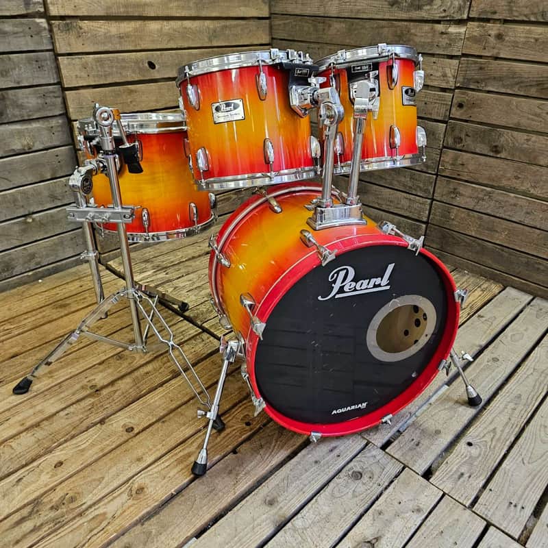 Drum Kit Pearl Session 1990s Cherry Sunburst USED! RKBPC210426 image 1