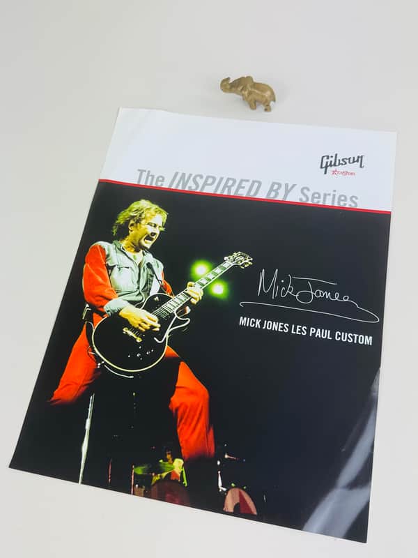 Gibson Custom Mick Jones Les Paul Custom Flyer 2008 image 1