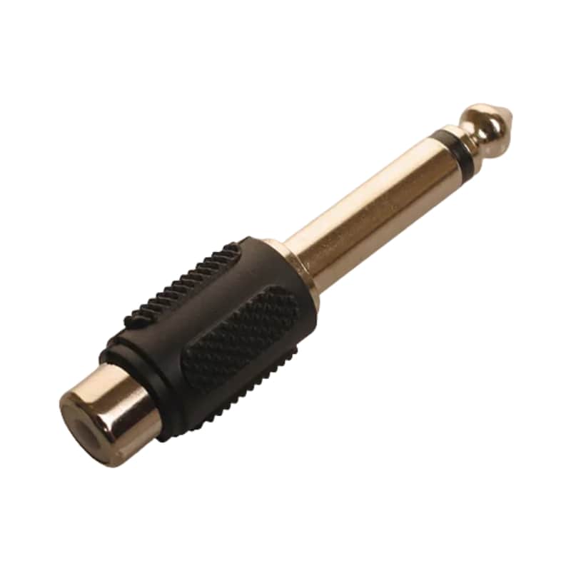 Rotosound CON6 Female RCA to Male 1/4" TRS Adapter image 1