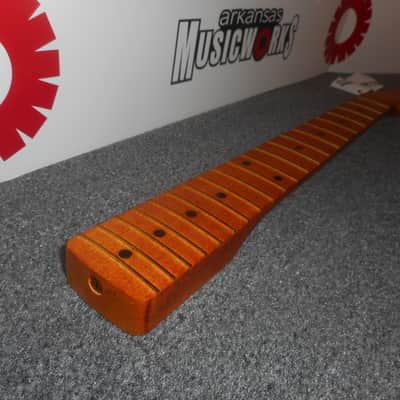 Allparts Fender Licensed Neck For Stratocaster, Maple, Aged (Relic) Satin Finish - #SMVF-C image 3