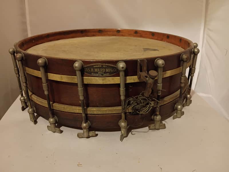 Jason Ward Snare Drum - thumbscrew 1920s Bild 1