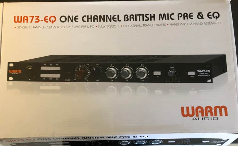 Warm Audio WA73-EQ 1-Channel British Microphone Preamp / EQ 2018 - Present - RAF Blue Gray image 1