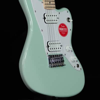 Squier Mini Jazzmaster HH, Maple FB, Surf Green image 4