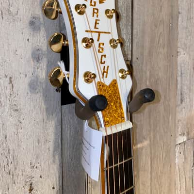 2021 Gretsch Guitars G5021WPE Rancher Penguin Parlor Acoustic/Electric White, Support Indie Music ! image 8