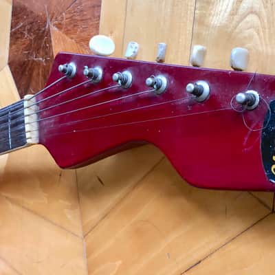 Vintage Crown Electric Guitar Made in Japan w/ Vintage Case image 8