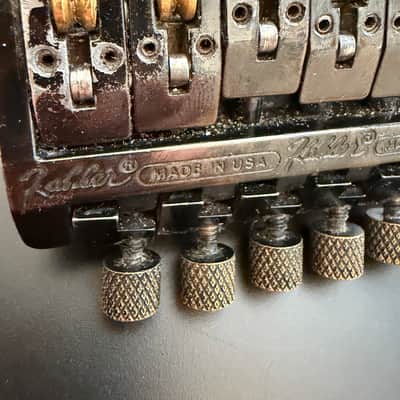 Kahler Fulcrum 2520 tremolo Traditional series Made in USA 1980s - Black image 2