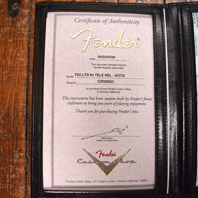 Fender Custom Shop Limited Run 1964 Telecaster Relic Electric Guitar Aged Ocean Turquoise w/Hard Case image 12