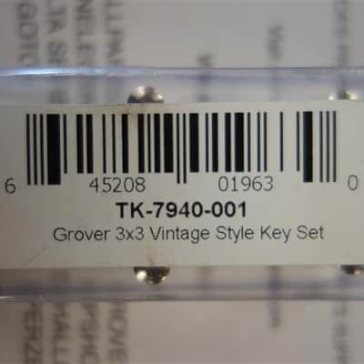 Allparts Grover TK-7940-001 3x3 Vintage style key set image 3