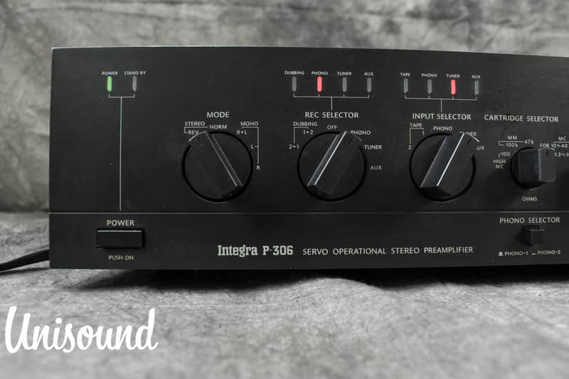 Onkyo Integra P-306 Stereo Preamplifier in Very Good | Reverb