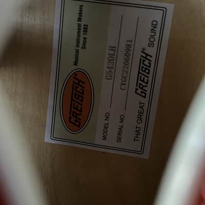 PACKED Gretsch G5420 Left-Handed (Orange Stain) – Lefty with Case & Extras image 5
