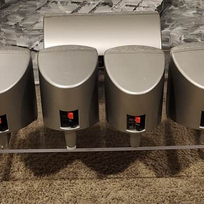JBL JBL 180s satellite speakers 5 speakes with center channel 90s - Silver image 4