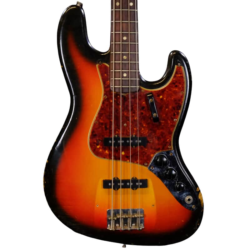 Used Fender 1965 Jazz Bass - 3 Color Sunburst image 1