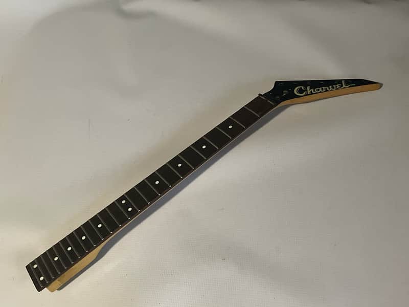 1989-91 Japan Charvel Jackson Fusion Deluxe Toothpaste Guitar Neck 24 Fret 24.75" Scale image 1