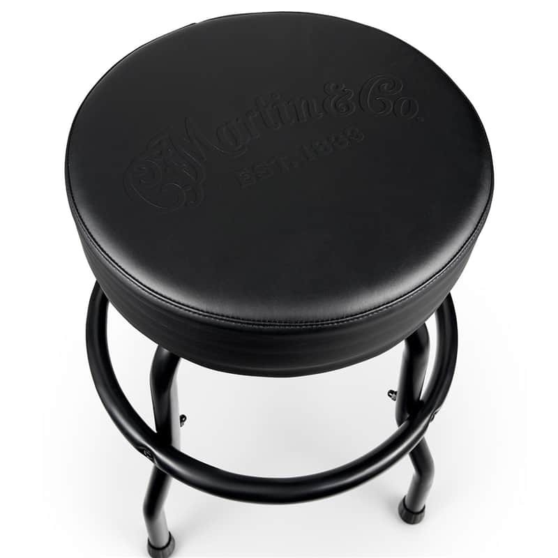 C.F. MARTIN &amp; CO. Tone on Tone Black Barstool image 1