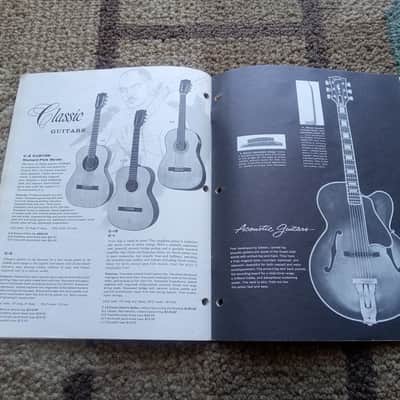 Vintage 1962 Gibson Full-Line Catalog! Rare, Original Case Candy, Paperwork! image 20