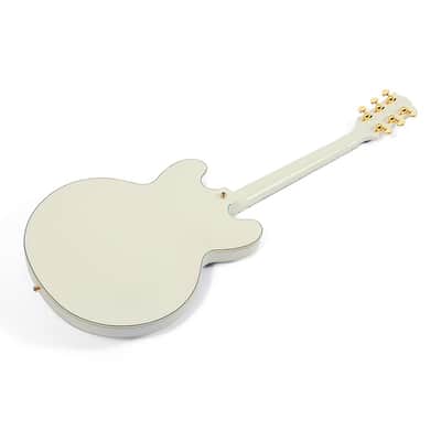 Epiphone 1959 ES-355 Semi-Hollow Electric Guitar Regular Classic White image 2