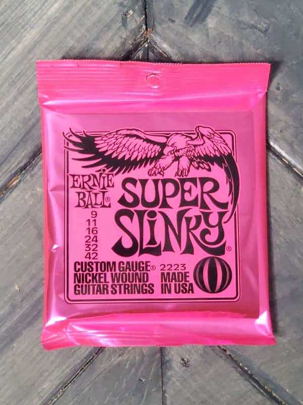 Ernie Ball Super Slinky Nickel Wound Electric Guitar Strings image 1