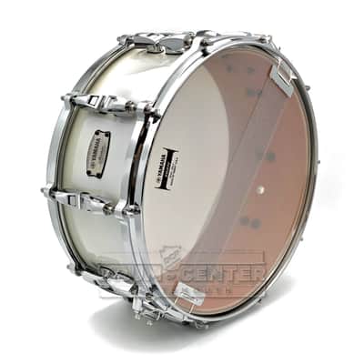 Yamaha Absolute Hybrid Maple Snare Drum 14x6 Polar White image 3