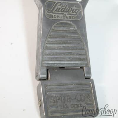 Ludwig Atlas Hi-Hat Cymbal Stand Tripod Base+Pedal 1123 Spur-Lok Vintage 60s-70s image 3