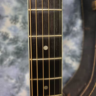 Used 1990's Harmony Korea Dreadnought Pro SEtup New Strings Original Deluxe Soft Shell Case image 6