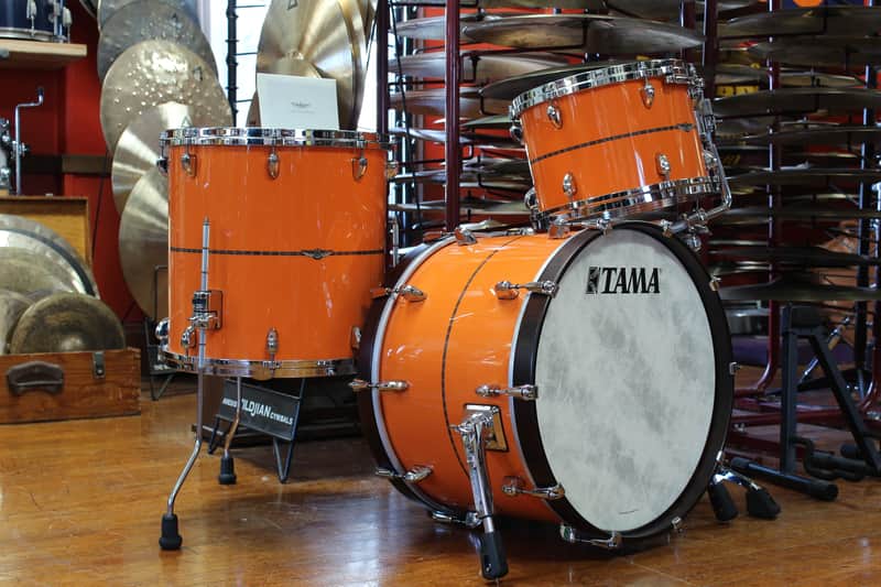 2024 Tama Star Bubinga Atomic Orange 14x20 9x13 16x16 image 1