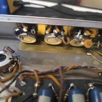 Fender Bassman FEIC Pre CBS AA864 Amplifier Head 1965 image 15