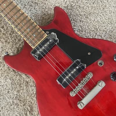 Hofner Electric Guitar, Burgundy, P90 Pickup, 22 Frets image 2