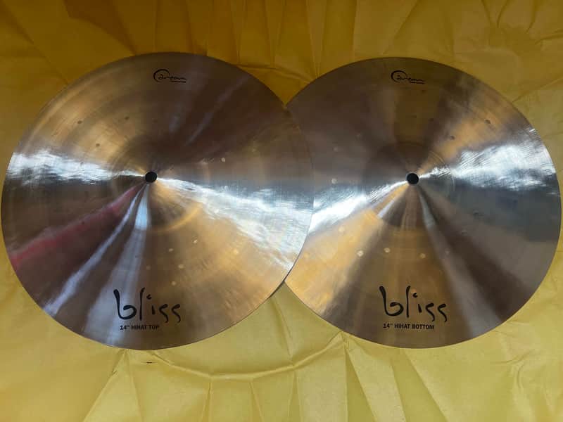 Dream Cymbals 14" Bliss Series Hi-Hat Cymbals (Pair) - Traditional image 1