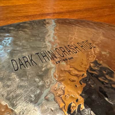 Zildjian 19” K Rarities Dark Thin Crash Ride Cymbal 2011 - Brilliant image 4