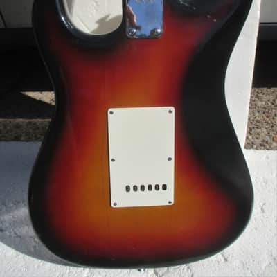 Fresher Straighter Guitar, 1970's, Japan,  Sunburst Finish,  Plays And Sounds Good, Gig Bag image 8