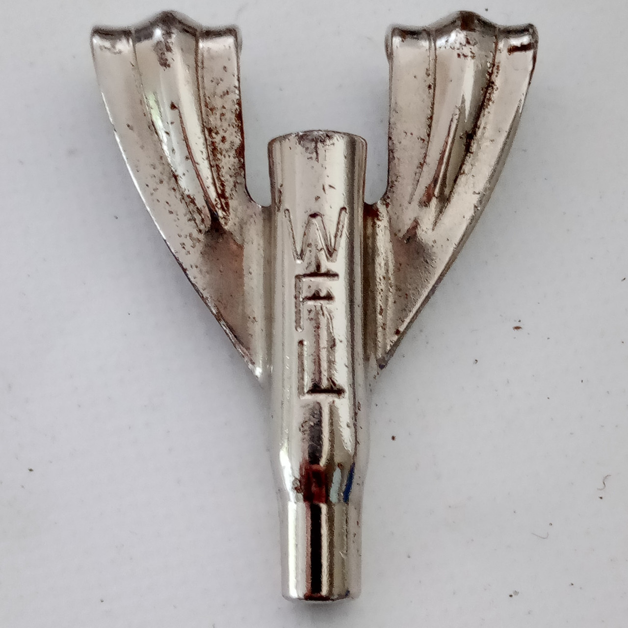 WFL-Stamp 1+Threaded Snare Drum Single-Tension-Rod-Claws Nickel Bass/Tom Ludwig — main photograph