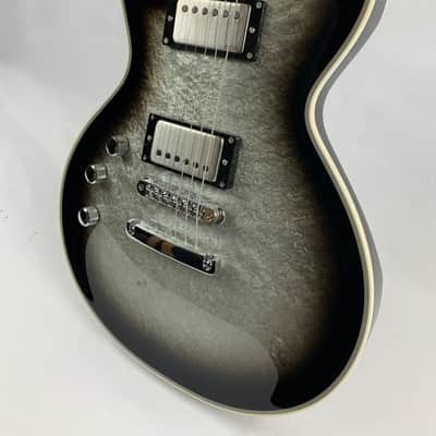 ESP Eclipse Custom Silver Liquid Metal Burst LEFT HANDED Electric Guitar LH + Hard Case MIJ - NEW - IN STOCK image 8